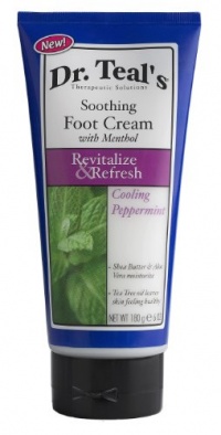 Dr. Teal's Soothing Foot Cream with Menthol, 6 Ounce