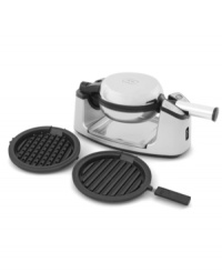 One tool, every task. Including a set of Belgian waffle plates and grill plates, this multi-functional appliance turns up the heat in the kitchen, dishing out perfectly golden, thick waffles, expertly grilled paninis, crispy chicken breasts and so much more! Electronic browning and crisp control work masterfully with the nonstick plates and rotary design for remarkable results. 1-year warranty. Model WPWB0040.