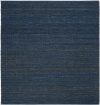 Area Rug 8x8 Square Natural Fiber Blue Color - Surya Continental Rug from RugPal