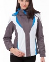 Dollhouse Performance Ski Jacket with Detachable Faux Fur Trim Hood and Polar Fleece Lining