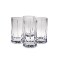 CRYSTAL HIGH BALL, TULIPE COLLECTION (SET OF 4)