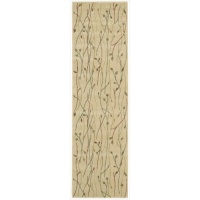 Nourison Cambria Ivory Rug, 2.3-Feet by 8-Feet