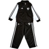 NBA adidas Brooklyn Nets Infant Full Zip Track Jacket and Pant Set - Black