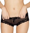 Elle Macpherson Intimates Sheer Ribbons Bikini Panty (MEDIUM Black)