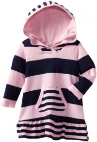 Splendid Littles Baby-girls Newborn Cambridge Mixed Stripe Dress, Pink Ribbon, 12-18 Months