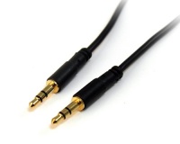 StarTech.com MU6MMS Slim 3.5mm Stereo Audio Cable - M/M (6 Feet)