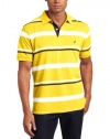 Nautica Men's Short Sleeve Stripes Pique Shirt