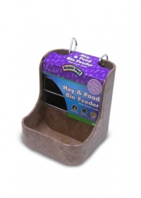 Super Pet Hay n Food Bin Feeder with Quick Locks, Colors May Vary