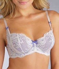 Elle Macpherson Intimates Gentle Jade Full Busted Underwire Bra, 34FF, Parachute Purple