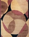 Area Rug 8x11 Rectangle Contemporary Brown Color - Momeni New Wave Rug from RugPal