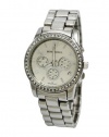 Bombshell Women's BS0314S Runway Rhinestone Silver Tone Watch