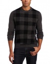 Dockers Men's Buffalo Plaid Crew Sweater