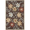 Safavieh Blossom Collection BLM784A Handmade Brown and Multi Hand Spun Wool Area Rug, 8-Feet by 10-Feet