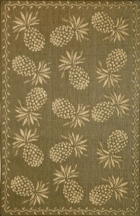 Thatcher Pineapple Wheat Indoor / Outdoor Rug Rug Size: Square 7'10 x 7'10