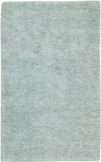 Area Rug 5x8 Rectangle Shag Spa Blue Color - Surya Aros Rug from RugPal