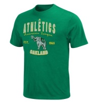 Oakland Athletics Majestic Cooperstown The Barney Green T-Shirt