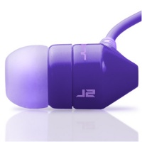 JBuds J2 Premium Hi-FI Noise Isolating Earbuds Style Headphones (Purple/Lavender)