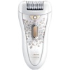 Philips HP6576 Satin Perfect Deluxe Epilator, White/Champagne