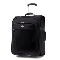 American Tourister Luggage Splash 25 Upright Suitcase, Black, 25 Inch