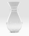 Old-world style and graceful lines appoint a mouthblown glass carafe that easily doubles a beautiful vase. 40-oz. capacity 9½H X 5 diam. Dishwasher safe Imported 