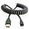 Mediabridge Coiled USB 2.0 A-Male to Micro-B Cable