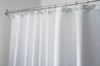 INTERDESIGN CARLTON STALL SIZE SHOWER CURTAIN - 22880 (Pack of 4)