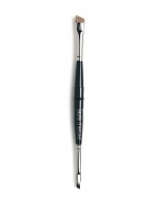 This double-ended eyebrow brush has small, pointed bristles on one end for more precise work and stiff, angled bristles on the other end for filling in larger areas. Long handle brush, composed of high-quality synthetic fibers. Specially designed for use with Laura Mercier's Eyebrow Pencil and Brow Powder Duos. Made in USA. 