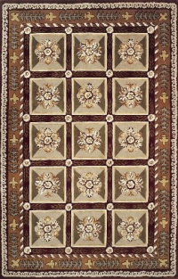 Area Rug 2x3 Rectangle European Burgundy Color - Momeni Maison Rug from RugPal