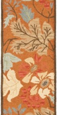 Area Rug 2x8 Runner Country & Floral Rust - Multi Color Color - Safavieh Blossom Rug from RugPal