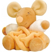 Kaloo Peach Mouse, Orange, Small