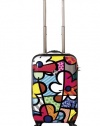 Heys USA Luggage Britto Flowers 22 Inch Hardside Carry-on Spinner, Flowers, 22 Inch