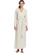 Carole Hochman Women's Long Hooded Wrap Robe