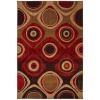 Mohawk Select Select Kaleidoscope Danger Zone Red Rug 5'3 x 7'10