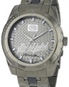 Marc Ecko Men's E14542G1 The Daily Gun-Metal-Plated Steel Bracelet Watch