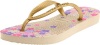 Havaianas Kids Slim Garden Flip Flop (Toddler/Little Kid),Sand Grey/ Golden,29-30 BR (13 M US Little Kid)