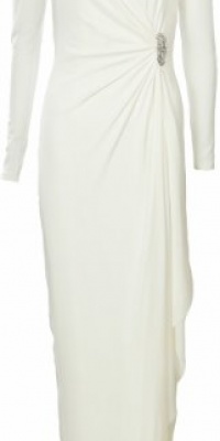 Lauren by Ralph Lauren Women's Modern Glamour Evening Dress White 2 [Apparel]