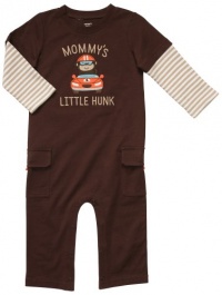 Carter's Mommy's Little Hunk Coverall (Sizes 3M - 9M) - brown, 9 months