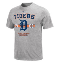 MLB Mens Detroit Tigers Opening Series Short Sleeve Basic Tee By Majestic