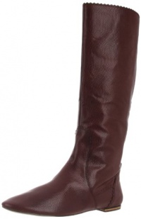 Juicy Couture Women's Boxer Knee-High Boot,Oxblood,8 M US