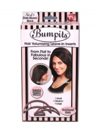 Bumpits 21429 Hair volumizing Leave-in Inserts, Dark Brown/Black