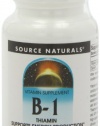 Source Naturals Vitamin B-1 100mg, 250 Tablets