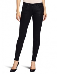 Joe's Jeans Women's Skinny Coated, Black, 25