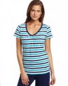 Nautica Sleepwear Women's Dune Stripe Tee