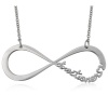 Stainless Steel INFINITE DIRECTIONER Necklace 6.7 Grams