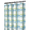 Park B. Smith Wavy Plaid Watershed Shower Curtain, Pop Blueberry