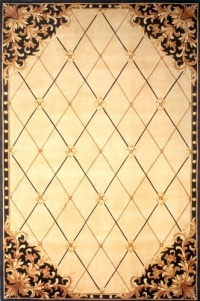 Area Rug 2x3 Rectangle European Beige Color - Momeni Maison Rug from RugPal