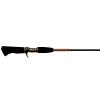 Shakespeare Ugly Stik Freshwater Medium Action Casting Rod with 6 to 12-Pound Line Weight, 2-Piece, Black, 6-Foot