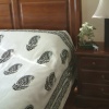 Paisley Au Lait ~ Designer Black and White Twin Size Duvet CoverÊ