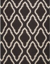 Area Rug 2x8 Runner Transitional Black-Cream Color - Surya Fallon Rug from RugPal