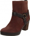 Clarks Artisan Gallery Ink Womens Boots Dk Brown Nubuck 8